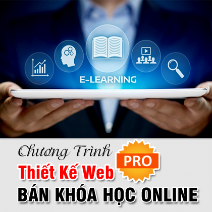 Thiet Ke Web Ban Khoa Hoc Online PRO