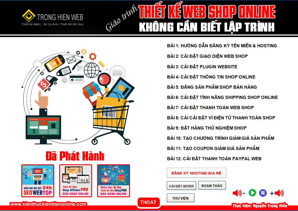Giao trinh thiet ke Shop Online Khong Can Biet Lap Trinh