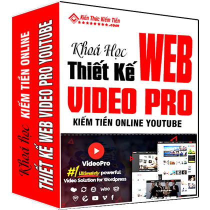 Hướng Dẫn Thiết Kế Website VideoPro Youtube Kiếm tiền online